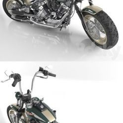 3D model Harley Davidson Knucklehead