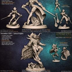 3D model Sylvan Knights – 3D Print