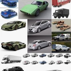 3D model Car 3D Models Bundle December 2020