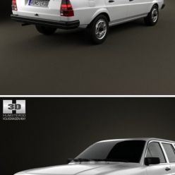 3D model Volkswagen Passat B2 variant 1980