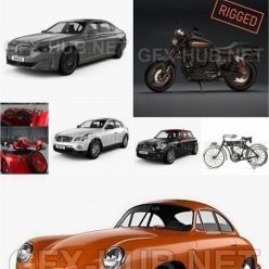 3D model Car 3D Model Bundle Jan 2020