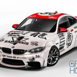 3D model BMW M4 Street Race Edition car