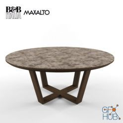 3D model Maxalto round table by B&B Italia