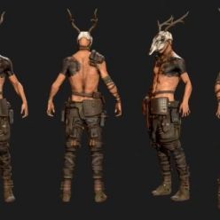 3D model Deer 315 PBR