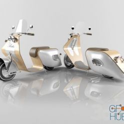 3D model Moped