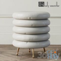 3D model LAUREL STOOL by Kelly Wearstler