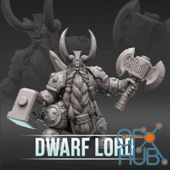 3D model Dwarf Lord – 3D Print