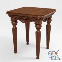 3D model Wooden coffee table