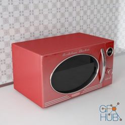 3D model Microwave Oven Nostalgia Electrics