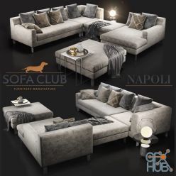 3D model Sofa Napoli Sofa Club