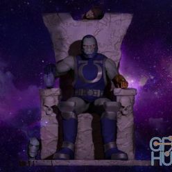 3D model Darkseid En Trono – 3D Print