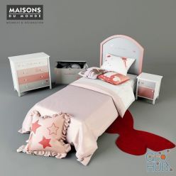 3D model Kids Room Maisons Du Monde, collection STELLA