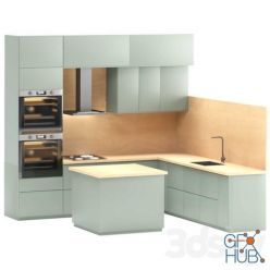 3D model Kitchen MATALSKARE by IKEA
