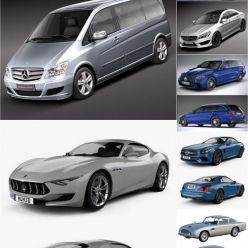 3D model Car 3D Models Bundle August 2021