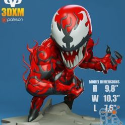 3D model Carnage Chibi – 3D Print