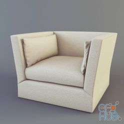 3D model Belgian Shelter armchair