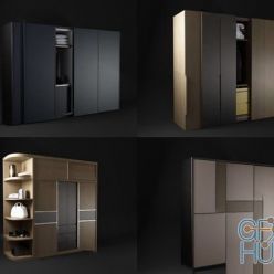 3D model Modern wardrobes (max)