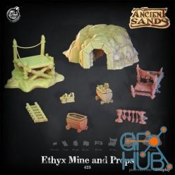 3D model Ethyx Mine and Props – 3D Print