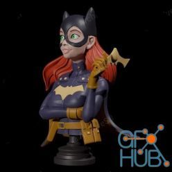 3D model Batgirl Bust – 3D Print