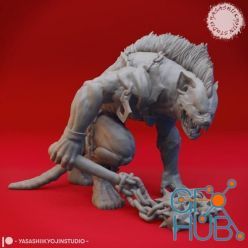 3D model Yeenoghu - Tabletop Miniature – 3D Print