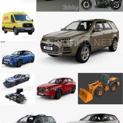 3D model Car 3D Models Bundle February 2021