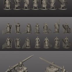 3D model Medival Knights – 3D Print