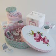 3D model Boxes for children's room