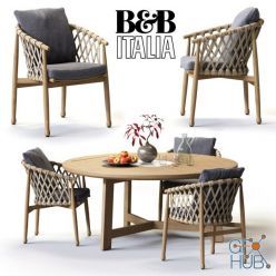 3D model B&B Italia GINESTRA Round Table