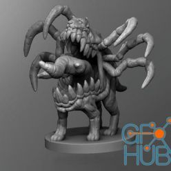 3D model Devouring Hound – 3D Print