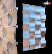 3D model Design radiator Curval by Irsap