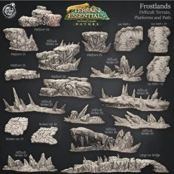 3D model Frostlands Terrain Set – 3D Print