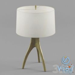 3D model Cleo Table Lamp Crate and Barrel Exclusive