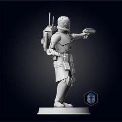 3D model Bad Batch Echo Figurine - Pose 1 – 3D Print