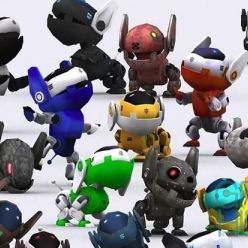 3D model Cubebrush – 3DRT – Robopuppies