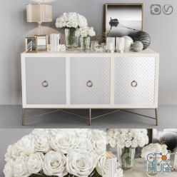 3D model Neiman Marcus Sideboard Set 001