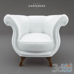 3D model Armchair Carpanese Home