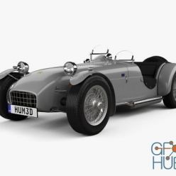 3D model Lotus Seven 1957 car