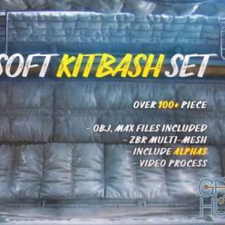 3D model Gumroad – Soft kitbash set vol.1