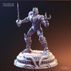 3D model Dinobot Statue – 3D Print