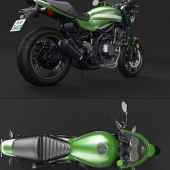 3D model Kawasaki Z900RS 2019