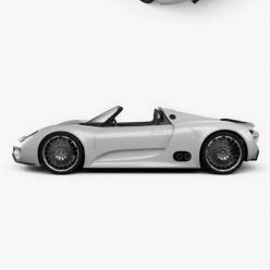 3D model Porsche 918 spyder 2011