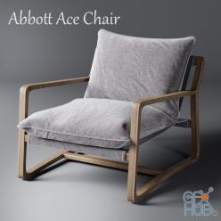 3D model Armchair Abbott Ace