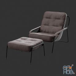 3D model Armchair Maggiolina