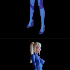 3D model Zero Suit Samus Fan art – 3D Print