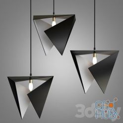 3D model Origami light fixture