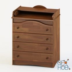 3D model Aton chest of drawers