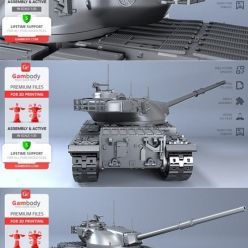 3D model Conqueror Tank – 3D Print