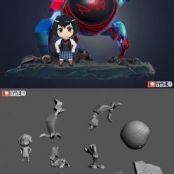 3D model Peni Parker – Spiderman Into The Verse – 3D Print