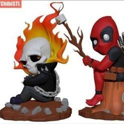 3D model Ghost Rider & Deapool Chibi – 3D Print