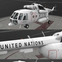 3D model Mi-8MTV UN PBR